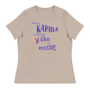 Karma T-Shirt (hummingbird) SMALL